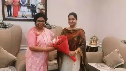 श्रीगंगानगर की भाजपा लोकसभा प्रत्याशी प्रियंका बैलान ने राष्ट्रीय महिला आयोग की अध्यक्ष से की मुलाकात