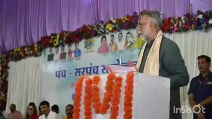 धार: धार में पंचायत प्रतिनिधि सम्मेलन, प्रहलाद पटेल ने दी सीख, कहा- हर पेड़ की जिम्मेदारी आपकी