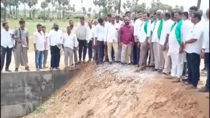 వలిగొండ: ధర్మారెడ్డి పల్లి కాల్వకు రేవంత్ రెడ్డి ప్రభుత్వం రూ.123 కోట్లతో శ్రీకారం చుట్టింది: MLA  కుంభం అనిల్ కుమార్ రెడ్డి
