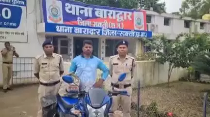 बाराद्वार थाना पुलिस ने अवैध शराब परिवहन करते एक आरोपी को किया गिरफ्तार, वाहन किया ज़ब्त