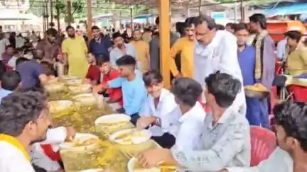 बिजावर: श्री जटाशंकर धाम में भव्य कन्या पूजन और भंडारा संपन्न, हजारों श्रद्धालु शामिल हुए