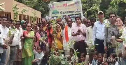 घाटोल: सवनिया में जनप्रतिनिधियों, ग्रामीणों, कर्मचारियों व स्कूली बच्चों ने हर्षोल्लास के साथ पौधरोपण किया