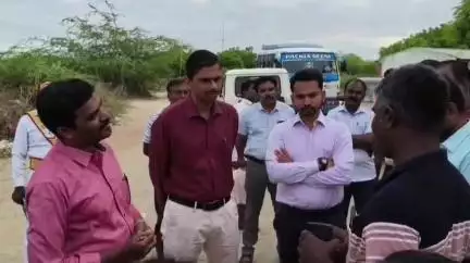 விளாத்திகுளம்: சிப்பிகுளம் மீனவ கிராமத்தில் சுமார் 420 கிலோ கொடுவா மீன்கள் அறுவடை மாவட்ட ஆட்சியர் பங்கேற்பு