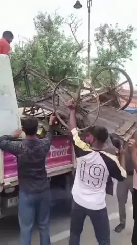 सांगानेर: हेरिटेज निगम की सतर्कता शाखा ने परकोटा इलाके से हटाया अस्थाई अतिक्रमण