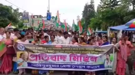 আলিপুরদুয়ার ১: আলিপুরদুয়ারে তৃণমূলের মহা মিছিলে যোগদান করলেন জেলার বিভিন্ন প্রান্তের সমর্থকরা