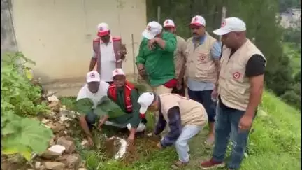 बागेश्वर: हरेला पर्व पर रेडक्रॉस सोसायटी बागेश्वर ने एक हजार एक पौधों का रोपण किया, दिया पर्यावरण संरक्षण का संदेश
