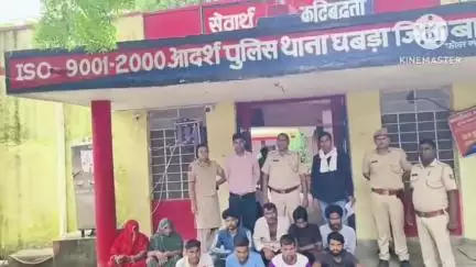 छबड़ा: छबड़ा पुलिस ने की बड़ी कार्रवाई, 14 व्यक्तियों को किया गिरफ्तार