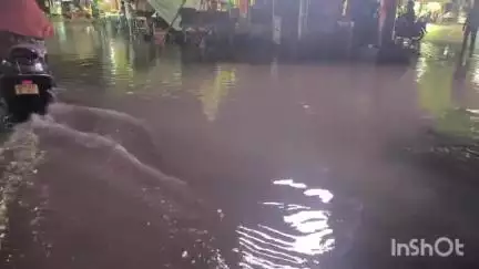 मुशहरी: मुजफ्फरपुर में मानसून की बारिश शुरू, दिनभर की बारिश से शहर के कई इलाकों में जलजमाव