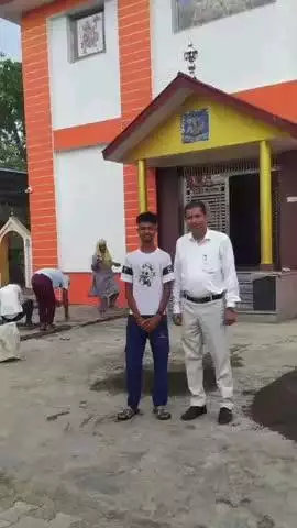 पांवटा साहिब: पिपलीवाला के उप प्रधान ने निजी फंड से महादेव मंदिर के आंगन और खेड़े पर टाइल का काम करवाया