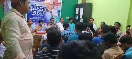 পটাশপুর ১: ২১শে জুলাই শহিদ দিবসকে সফল করার লক্ষ্যে পটাশপুরে প্রস্তুতি সভা