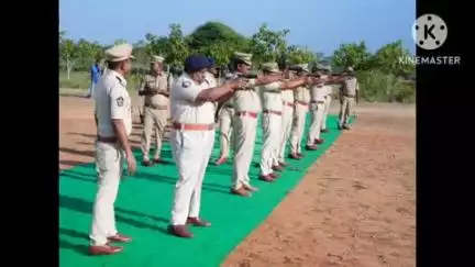 మన్నీల ఫైరింగ్ రేంజ్ ప్రాక్టీసులో  పాల్గొన్న జిల్లా ఎస్పీ  పి.జగదీష్