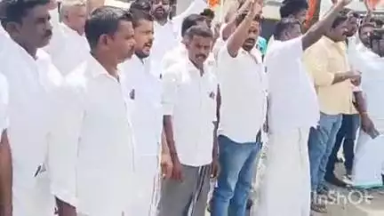 முத்துப்பேட்டை அருகே தனியார் பள்ளியில் பாலியல் விவகாரம் பள்ளி நிர்வாகத்தை கண்டித்து பாஜகவினர் ஆர்ப்பாட்டம்