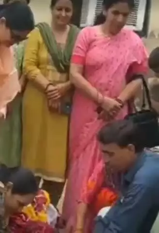 चूरू: चूरू के गवर्नमेंट कस्तूरबा गांधी बालिका आवासीय स्कूल में पौधरोपण कार्यक्रम आयोजित, राजनीतिक अधिकारी रहे उपस्थित