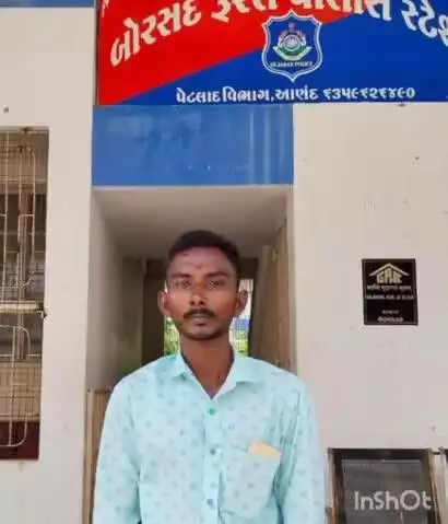 બોરસદ: સંતોકપુરાના સજા વોરંટના નાસતા ફરતા આરોપીને બોરસદ ગ્રામ્ય પોલીસે ઝડપી પાડ્યો