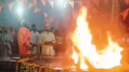 होशंगाबाद नगर: नर्मदापुरम के हैप्पी मैरिज गार्डन में श्री दादाजी दरबार में हुआ हवन-पूजन और भंडारा