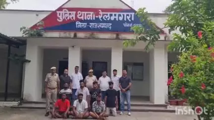 रेलमगरा: रेलमगरा पुलिस ने चौकड़ी गांव में मारपीट और जानलेवा हमले के मुख्य तीन आरोपियों को किया गिरफ्तार