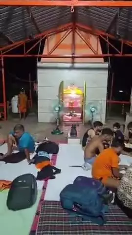 साढौरा: सढ़ौरा दोसड़का चौंक स्थित शिव मंदिर में कावड़ियों के लिए शिविर लगाया गया