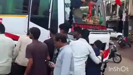 रायसेन: सागर तिराहा पर बस और मोटरसाइकिल की जोरदार टक्कर