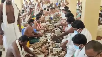 ద్వారకాతిరుమల చినవెంకన్న ఆలయ హుండీ లెక్కింపు, స్వామివారికి భారీగా సమకూరిన ఆదాయం