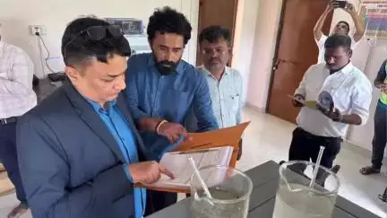 ಹೊಸಪೇಟೆ: ಮುದ್ಲಾಪುರದ ತ್ಯಾಜ್ಯ ನೀರು ಸಂಸ್ಕರಣ ಘಟಕಕ್ಕೆ,ಜಿಲ್ಲಾಧಿಕಾರಿ ದಿವಾಕರ್ ಭೇಟಿ ಪರಿಶೀಲನೆ