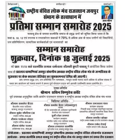 आभार
जयपुर संभागीय अध्यक्ष प्रहलाद जी धामाणियां व चाकसु प्रोग्राम आयोजन की पुरी टीम आपके ने मुझे सम्मान दिया  धन्यवाद