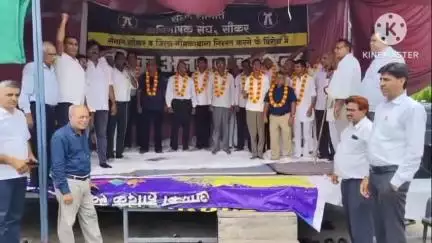 सीकर: सीकर संभाग व नीमकाथाना जिला बहाली को लेकर 122 दिन से धरना जारी