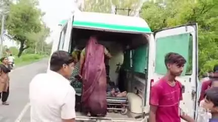 जसराना: खड़ीत रोड पर एंबुलेंस और कुत्ते को बचाने के चक्कर में स्कॉर्पियो पेड़ से टकराई, चालक घायल