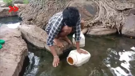 पन्ना जिले के  ग्राम पनारी में भीषण जल संकट