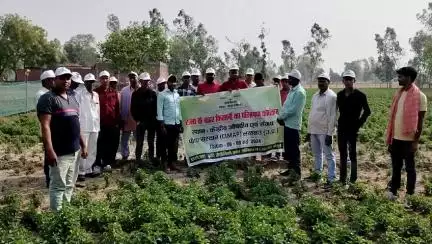 केंद्रीय औषधीय एवं सगंध पौधा संस्थान, लखनऊ में आत्मा, कैमूर के माध्यम से किसानों का परिभ्रमण कार्यक्रम ।। @bameti.bihar