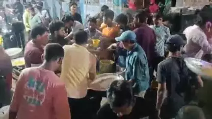 बड़वाह: बड़वाह में मोहर्रम की चौथी तारीख पर मासूम कमेटी द्वारा भव्य लंगर का आयोजन
