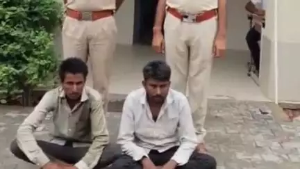 बागौड़ा: बागोड़ा थाना क्षेत्र के वाटेरा के बालाजी मंदिर से चोरी के दो आरोपियों को किया गया गिरफ्तार