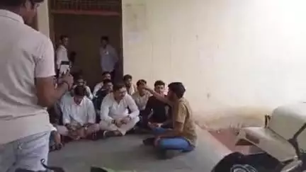 भिंड नगर: भिण्ड: तलघर में कोचिंग संचालन के विरोध में अखिल भारतीय विद्यार्थी परिषद ने DEO ऑफिस का घेराव किया