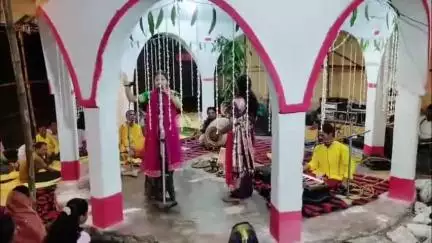 धनबाद/केंदुआडीह: दमोदरपुर गांव में अखंड हरि कीर्तन का भव्य आयोजन