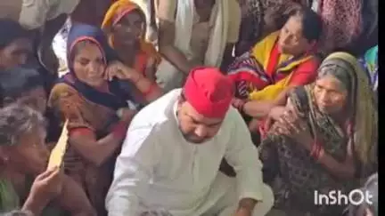 लालगंज: खीरो विकासखंड के महारानीगंज में हुई हत्या पर विधायक राहुल लोधी ने परिवार से की मुलाकात, मदद का आश्वासन दिया
