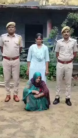 वैर: कस्वा वैर में अवैध मादक पदार्थ गांजा बेचती एक महिला को गिरफ्तार किया गया, 4 किलो 920 ग्राम गांजा बरामद