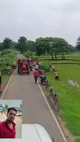 टोटो हुआ दुर्घटना 
सवारी का कोई नुकसान नहीं बार-बार बच्चे