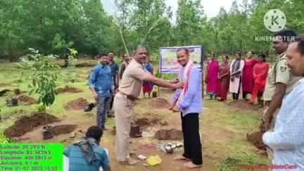 ବାଲିଗୁଡା: ବାଈଲକିଆ ଠାରେ 26ତମ ବନମହତ୍ସବ କାଯ୍ୟକ୍ରମ ଉପଲକ୍ଷେ ସମୁହ ଚାରା ରପଣ କାଯ୍ୟକ୍ରମ ଅନୁଷ୍ଠିତ,
