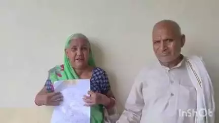 खैर: खैर में बुजुर्ग महिला की 7 बीघा जमीन पर दो दबंगों ने किया कब्जा, शिकायत एसडीएम को की गई