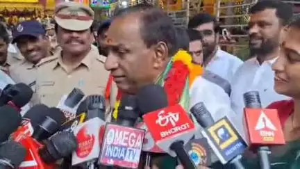 హిమాయత్ నగర్: ఎల్లమ్మ తల్లి అమ్మవారి దయవల్ల నా మనవరాలి పెళ్లి ఘనంగా జరిగింది: మాజీ మంత్రి మల్లారెడ్డి