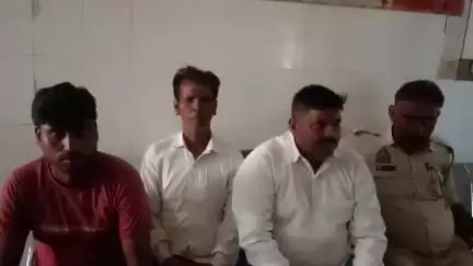 पुवायां: मरेंना गांव में जमीन को लेकर हुए विवाद के मामले में पुलिस ने 3 लोगों का शांति भंग में किया चालान
