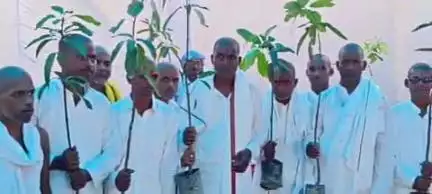 पूर्णिया पूर्व: पिता के निधन पर पुत्र ने श्राद्ध कर्म के अवसर पर अनोखी पहल की, फलदार पौधों का किया वितरण