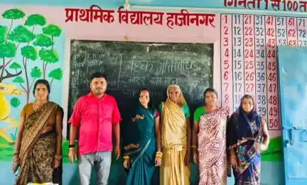 बेलदौर: प्राइमरी स्कूल हाजीपुर माली में शिक्षा समिति के सचिव लॉटरी से निर्वाचित हुए