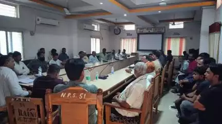 शाहगढ़: नगर परिषद सभाकक्ष में मुहर्रम पर्व को लेकर शांति समिति की बैठक हुई आयोजित