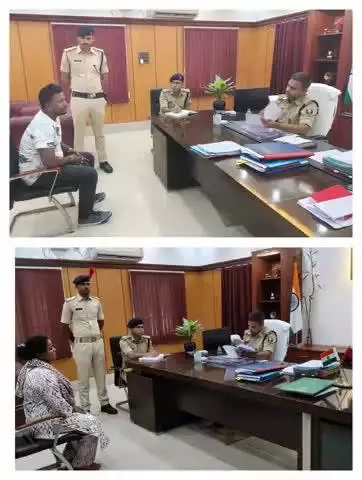 आज दिनांक-01.07.25 को पुलिस अधीक्षक, कटिहार के द्वारा अपने कार्यालय कक्ष में जन सुनवाई करते हुए I
