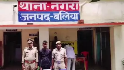 रसड़ा: डिहवा चट्टी के पास घेराबंदी कर नगरा पुलिस ने अवैध तमंचा के साथ एक चोर को किया गिरफ्तार