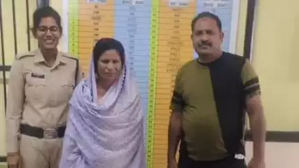 खंडवा: चेक बाउंस मामले में पदम नगर थाने की पुलिस ने फरार महिला आरोपी को किया गिरफ्तार