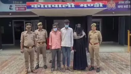 सहारनपुर: थाना मंडी पुलिस ने दहेज हत्या के मामले में पुल खुमरान के पास से तीन अभियुक्तों को किया गिरफ्तार