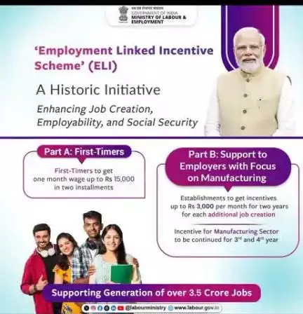 Job creation enters its new era! 
With an outlay of Rs 99,446 crore, the Employment Linked Incentive (ELI) Scheme will incentivize first-time employees and employers of all sectors for additional job creation.