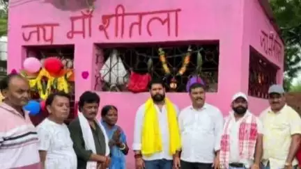 धनबाद/केंदुआडीह: भूली: श्री श्री शीतला माता मंदिर के वार्षिकोत्सव में संघर्ष मोर्चा जनवादी के अध्यक्ष दिलीप सिंह हुए शामिल