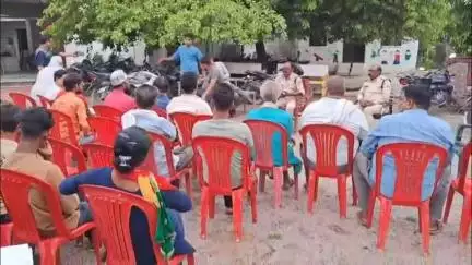 चंदला: मोहर्रम को लेकर चंदला थाने में बैठक, शांतिपूर्ण आयोजन के दिए निर्देश